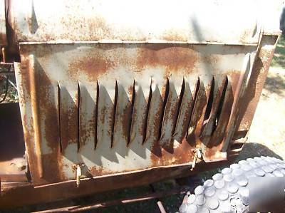 Vintage mccormick deering 1020 side curtians shields 