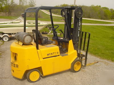 Hyster S40XL forklift lp low hours mazda engine