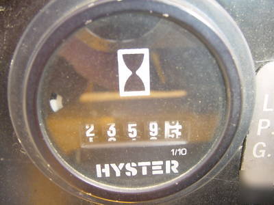 Hyster S40XL forklift lp low hours mazda engine