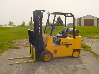 Hyster S40XL forklift lp low hours mazda engine