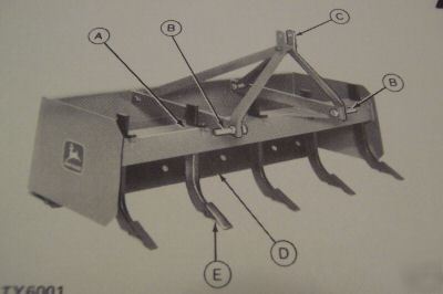 John deere 40, 50 box blades operator's manual