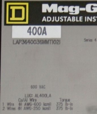 LAP36400 square d circuit breaker 