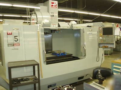 2008 haas VF5 vertical machining center