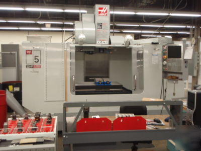2008 haas VF5 vertical machining center