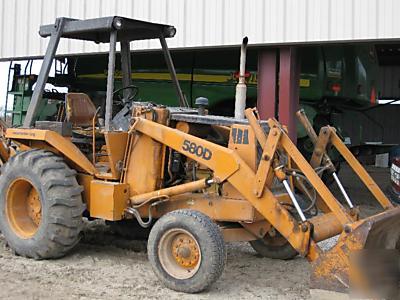 Case 580CK d service, operators manual -2- manuals 580D