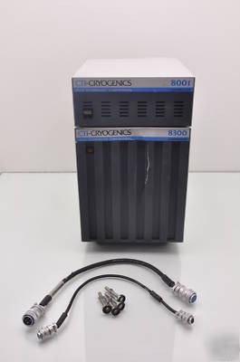 Cti 8300 vacuum cryo pump compressor & 8001 controller