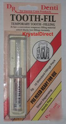 Dr denti tooth-fil fill lost filling dental fillings