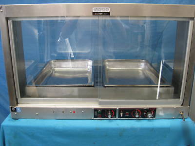 Hatco heated display case hot food two pan grcdh-2P