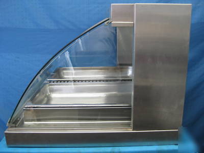 Hatco heated display case hot food two pan grcdh-2P