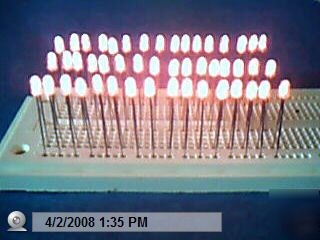 Led's 50 bright red 3MM 1.9-2.5 volts 30MA/