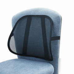 Mesh backrest, adjustable straps, 17-1/2 X3 X15 , black