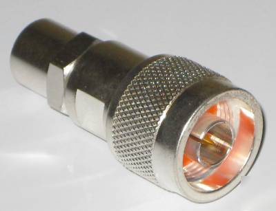 N-type connectors screw on silver/teflon/gold LMR400