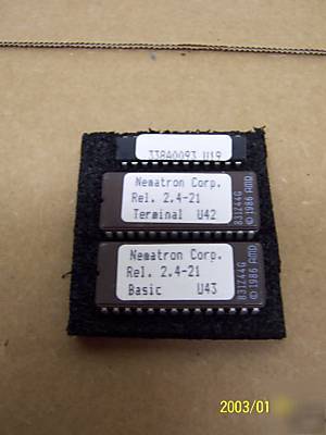 Nematron basic and terminal chips 2.4-21 & 338A0093