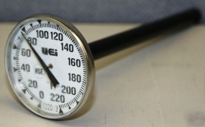Uei T220-3 1-3/4 inch dial thermometer nsf 0-200F
