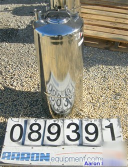 Used: alloy products pressure tank, 13 gallon, 316 stai