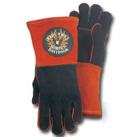 New harley davidson welding gloves size large brand 