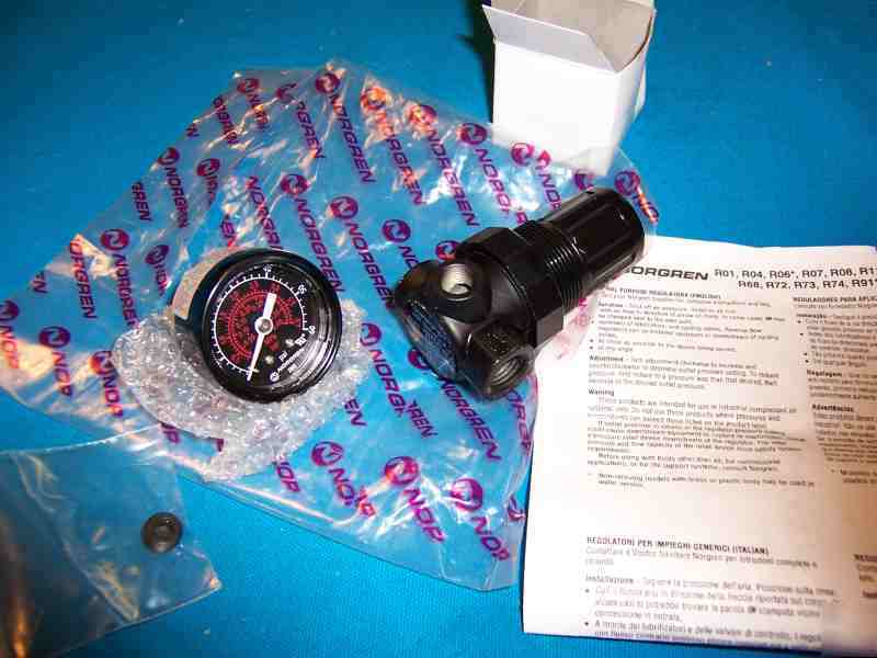 New norgren R07 200 pneumatic air regulator 300 psi kit