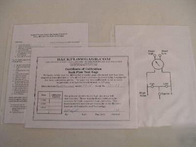 New tk-15 backflow test kit , , w/alum case & cal cert