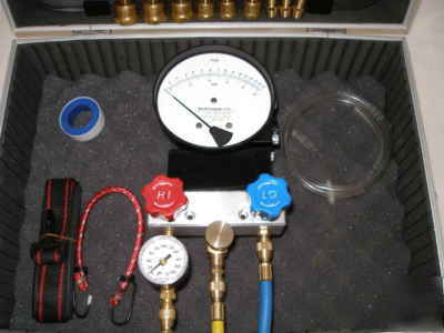 New tk-15 backflow test kit , , w/alum case & cal cert