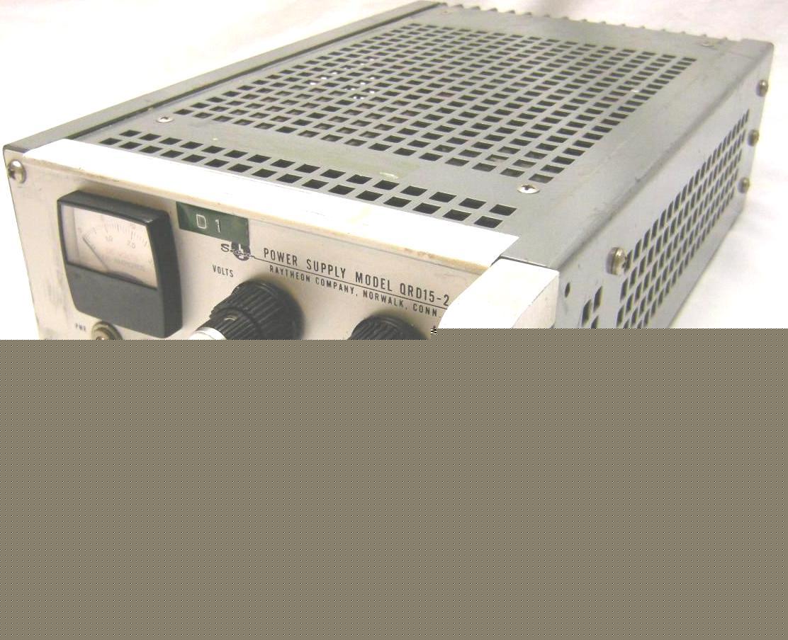 Raytehon power supply QRD15-2 dc 15 volts sorenson