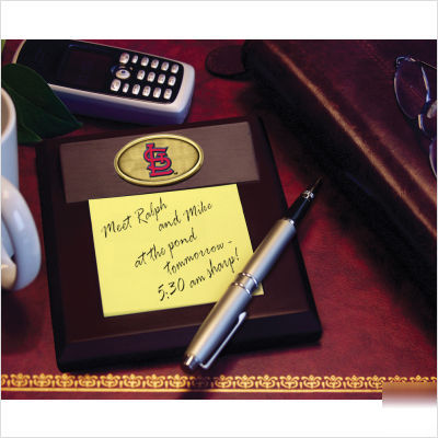 The memory company st. louis cardinals memo pad holder