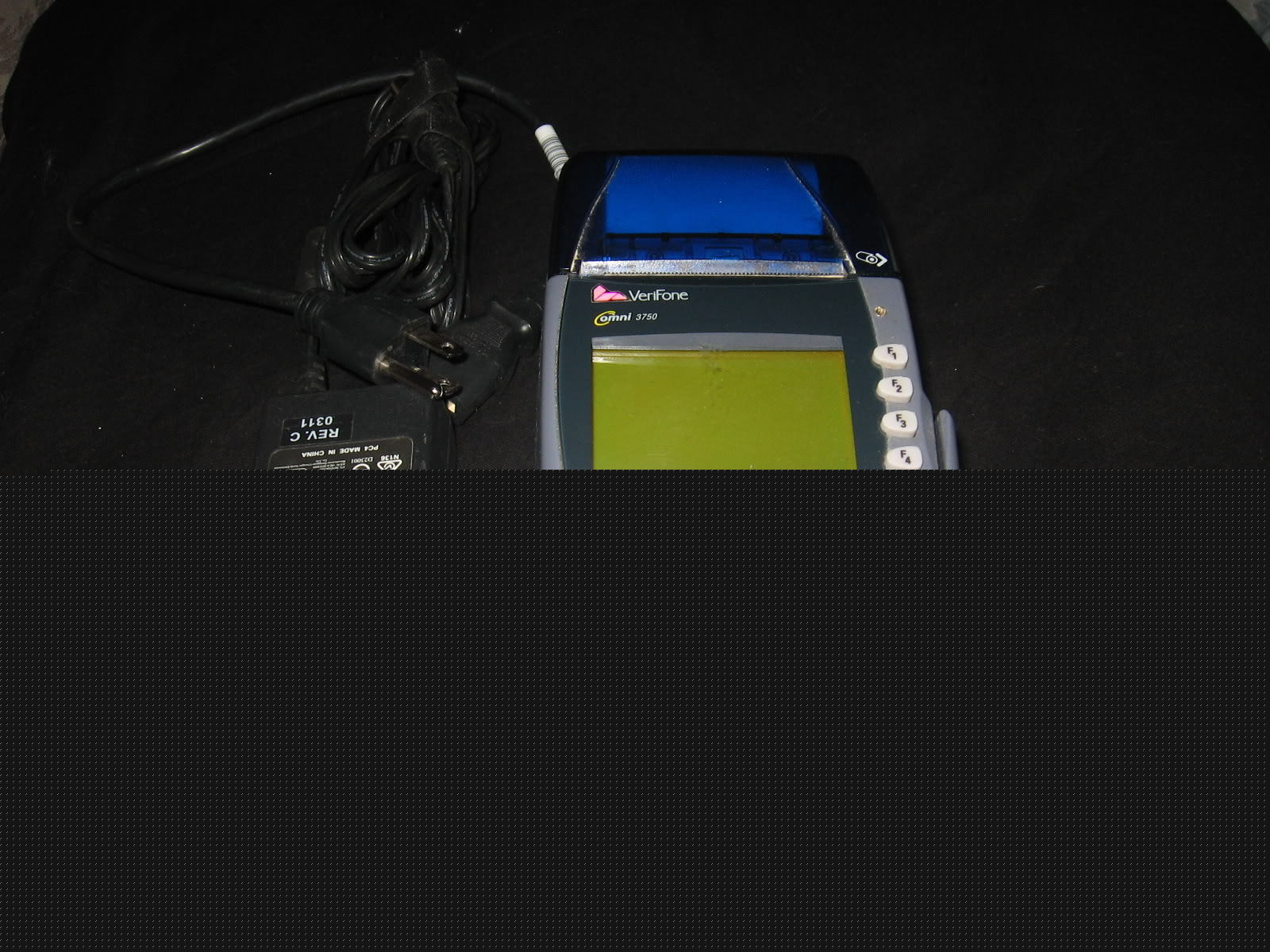Verifone omni 3750 credit card single comm 4-meg dial