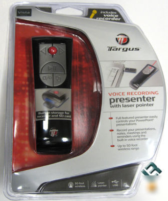 New targus voice recording presenter w/laser AMP05US * *