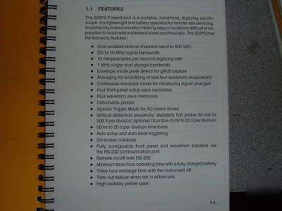 Tektronix 222PS tek 10MHZ digital storage oscilloscope