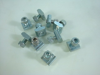 10 x used t nut t-nut for cnc profile t slot x y table