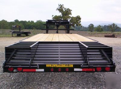 2010 axle gooseneck equipment trailer-20' plus 5' hd