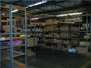 4't x 4'w x 2'd backroom pallet racking shelving - - -