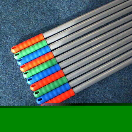 Colour coded BLUE120CM aluminium anodised mop handle