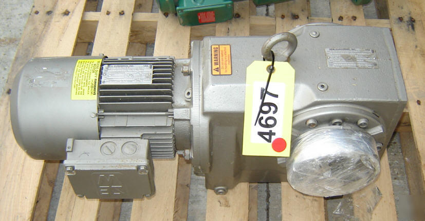 2 hp sew eurodrive gear reduction drive package