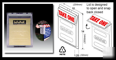 24 infopak outdoor brochure box holders real estate 