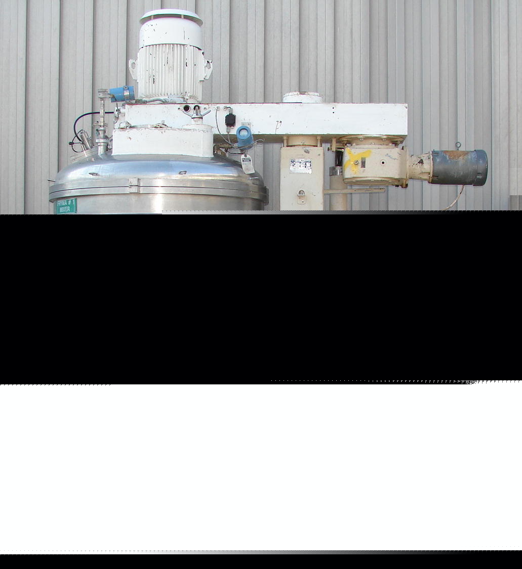 2400 liter used fryma vme-2400 vacuum processing vessel