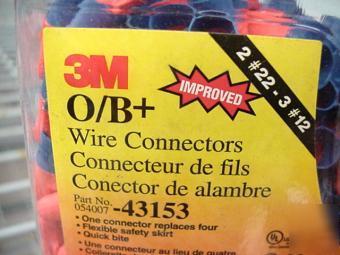 3M scotchlok 2 spring quick bite wire connectors QTY500