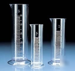 Brandtech short-form graduated cylinders, san