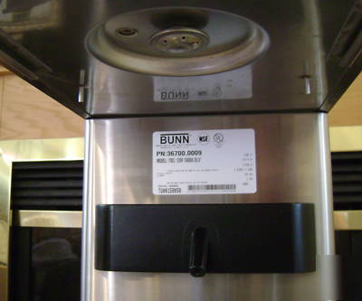 Bunn tea brewer model TB3 automatic tea brewing system