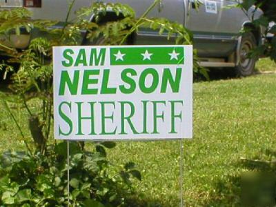Custom yard sign coroplast 36X24 your message
