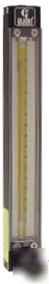 Gilmont 150MM calibrated industrial flowmeters w/ valve