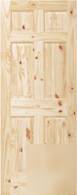Knotty pine pre-hung interior door - 18