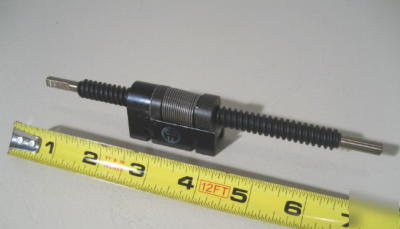 New cnc z axis lead screw with zero backlash nut