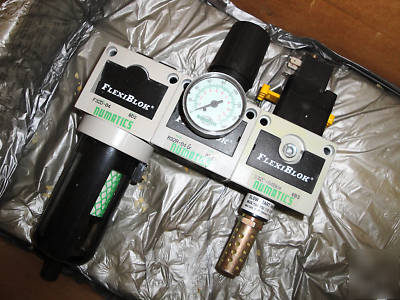 Numatics flexiblok modular air system filter regulator