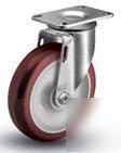 Set 4 casters 2 fixed & 2 swivel w/ 5