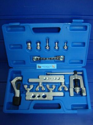 Flaring swaging kit ratchet & cutter tubing tube tool