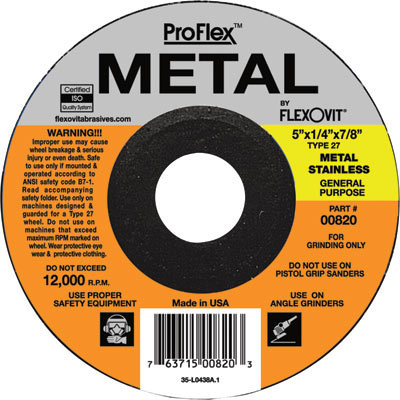 Flexovit metal grinding wheel - 5