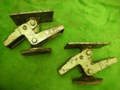 2 faultless table cart jack lift foot pedal brake 5-5/8
