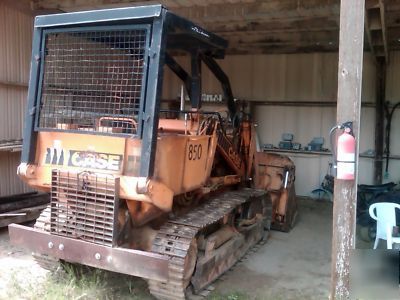 Case 850 loader / dozer 4&1 bucket pedal steer & pto