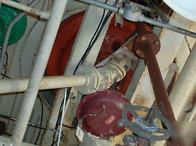 De dietrich glass lined clamped top reactor, 50 gallon