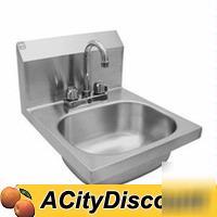 Hs-1416D hand sink s/s 14 x 16 wall mount nsf